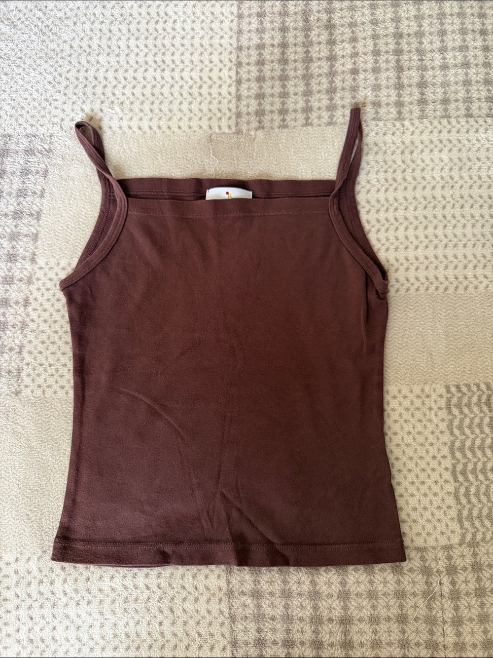 Gil Rodriguez Women’s Chocolate Brown Square-Neck Camisole